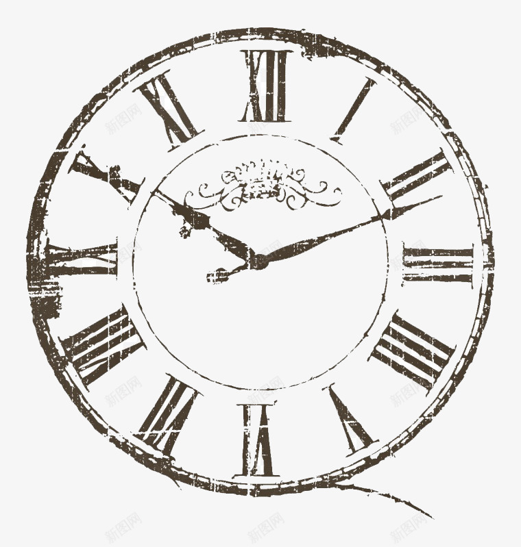 2017年时间指针png免抠素材_新图网 https://ixintu.com 应用在网页或者平面海报 时钟 时间 装饰图案