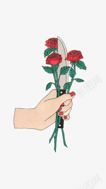 玫瑰有刺图标图标