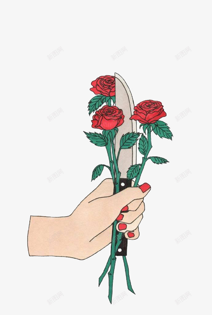 玫瑰有刺图标psd_新图网 https://ixintu.com 图标 玫瑰 红色 阴险