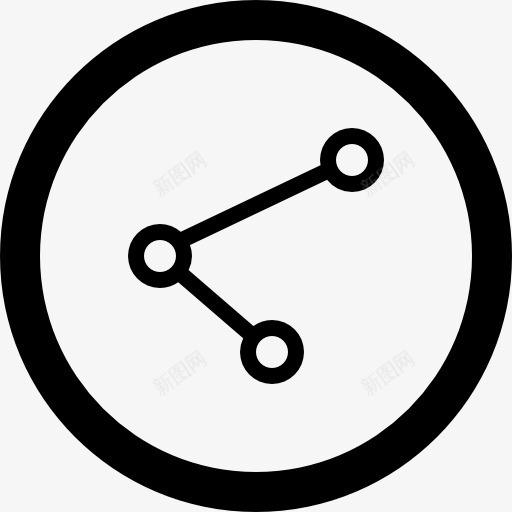 三点一圈图标png_新图网 https://ixintu.com 分三metrize 圆 圆形 按钮 接口 象征