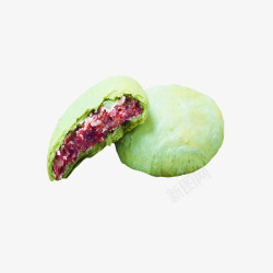 绿茶酥龙井酥产品实物现烤路查玫瑰鲜花饼高清图片