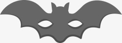 灰色蝙蝠面具素材