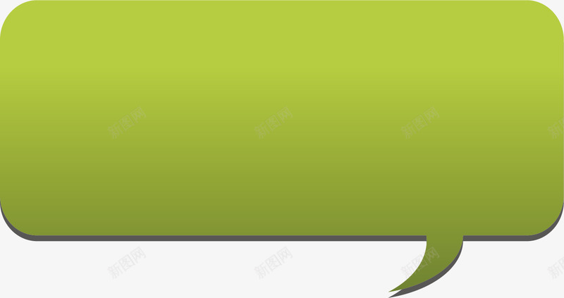 绿色对话框片矢量图ai免抠素材_新图网 https://ixintu.com 对话框 绿色对话框 矢量图