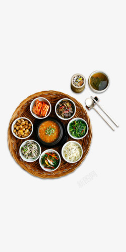 韩式泡菜美食装饰图案素材