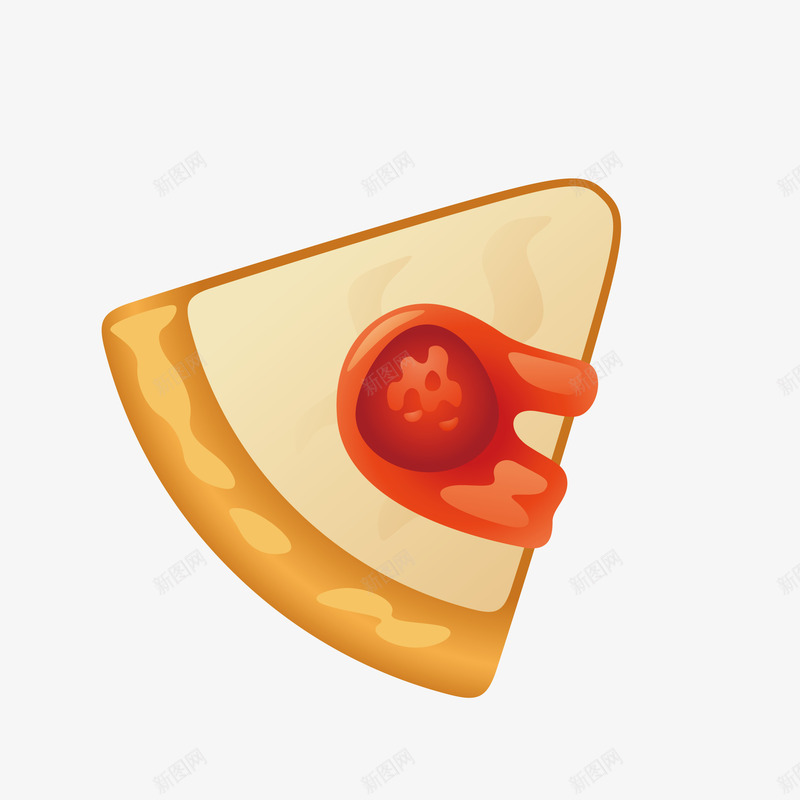 手绘披萨png免抠素材_新图网 https://ixintu.com 手绘画 披萨 矢量装饰 装饰 食物