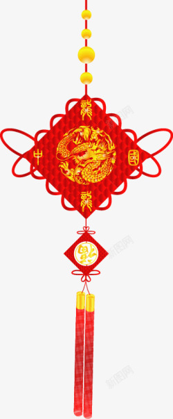 春节新年中国结艺术挂件素材