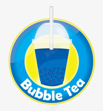 珍珠奶茶logo图标图标