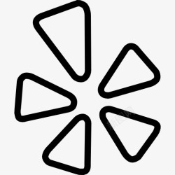 Yelp的品牌和标志Yelp图标高清图片
