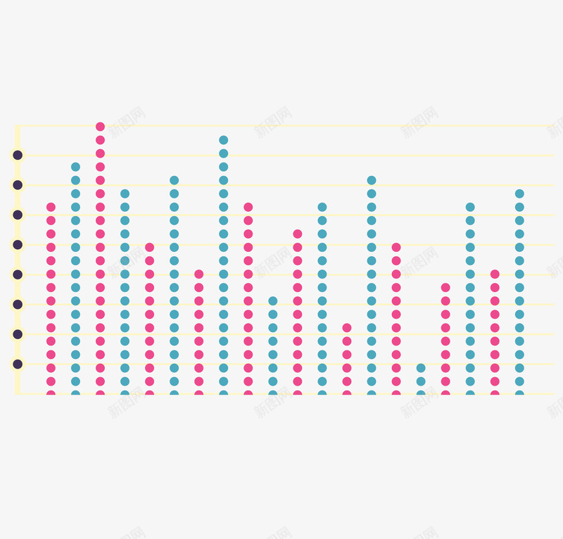 点状图png免抠素材_新图网 https://ixintu.com 图表 小红点 素材 红点 蓝点