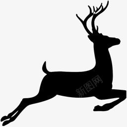 鹿象征thenounprojecticons图标png_新图网 https://ixintu.com Deer Symbol 象征 鹿