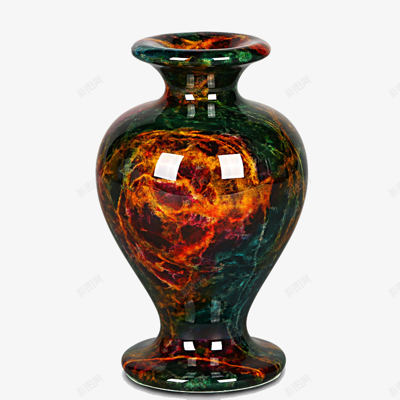 琉璃陶瓷花瓶png免抠素材_新图网 https://ixintu.com 琉璃 花瓶 装饰摆件 陶瓷