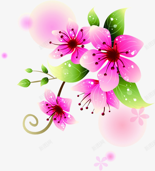 紫色手绘花朵植物母亲节png免抠素材_新图网 https://ixintu.com 植物 母亲节 紫色 花朵