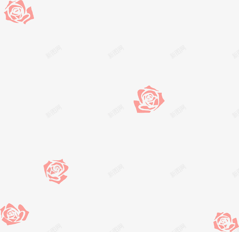 红色手绘艺术玫瑰花朵png免抠素材_新图网 https://ixintu.com 玫瑰 红色 艺术 花朵