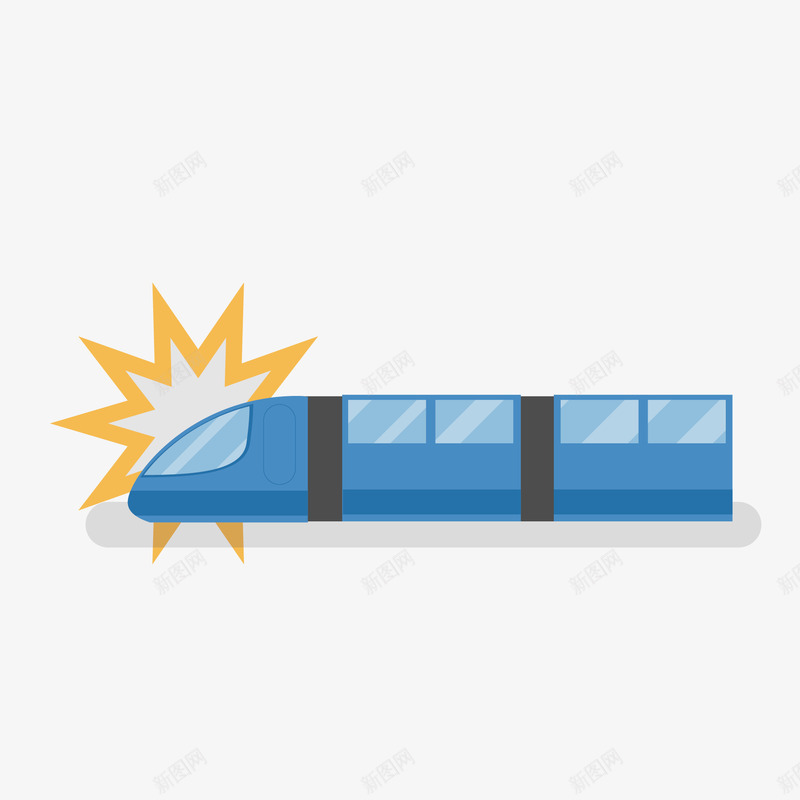 扁平火车矢量图eps免抠素材_新图网 https://ixintu.com 交通 扁平 火车 矢量图