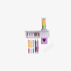 消毒器益辰智能紫外线牙刷消毒器牙刷架高清图片