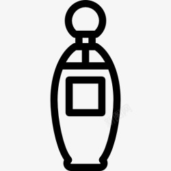 典雅豪华大瓶香水图标高清图片