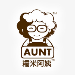 糯米阿姨奶茶糯米阿姨奶茶logo图标高清图片