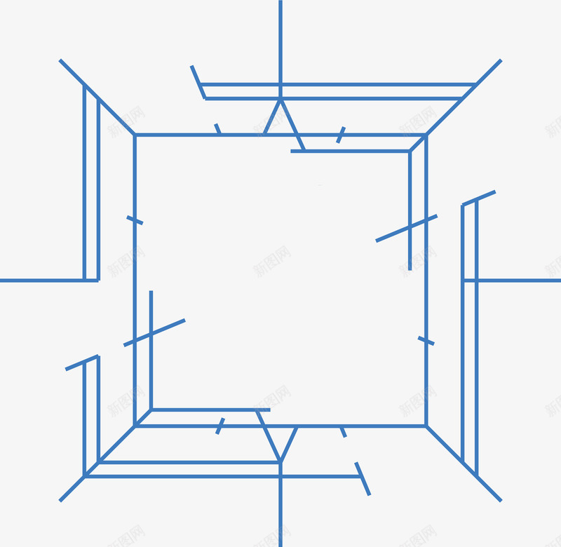 简约线条边框纹理矢量图ai免抠素材_新图网 https://ixintu.com 几何样式 几何线条 图案 线条 线条样式 线条纹理 矢量图