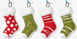 圣诞装饰袜子素材