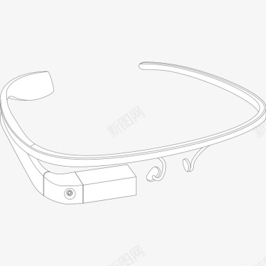 谷歌眼镜系列图标图标