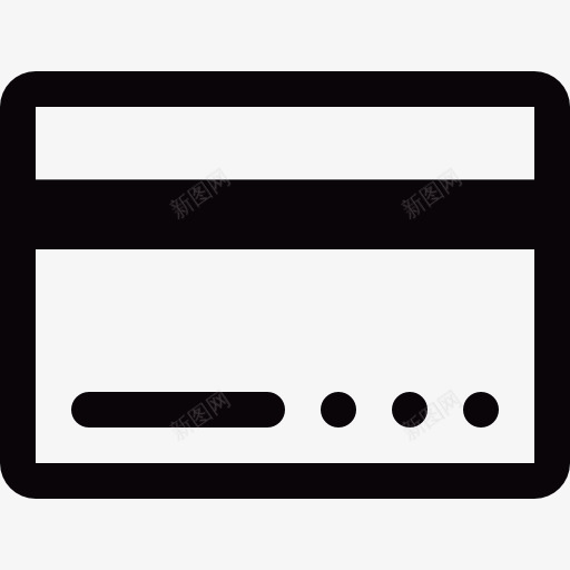 迷你信用卡图标png_新图网 https://ixintu.com 信用卡 商务 支付方式 支付的象征