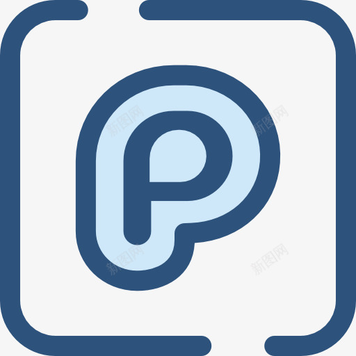 噗浪图标png_新图网 https://ixintu.com Plurk 品牌和标志 商标 标志 标识 社交媒体 社交网络