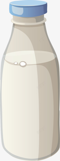 食品奶瓶矢量图素材