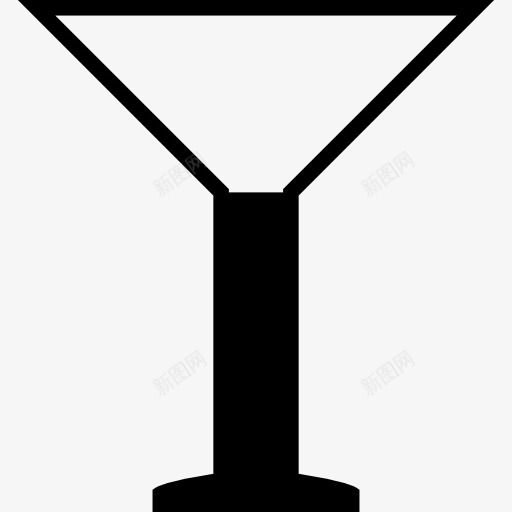 鸡尾酒杯图标png_新图网 https://ixintu.com 优雅 喝饮料 玻璃 饮料 鸡尾酒