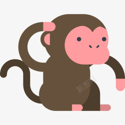 可爱的小猴子素材