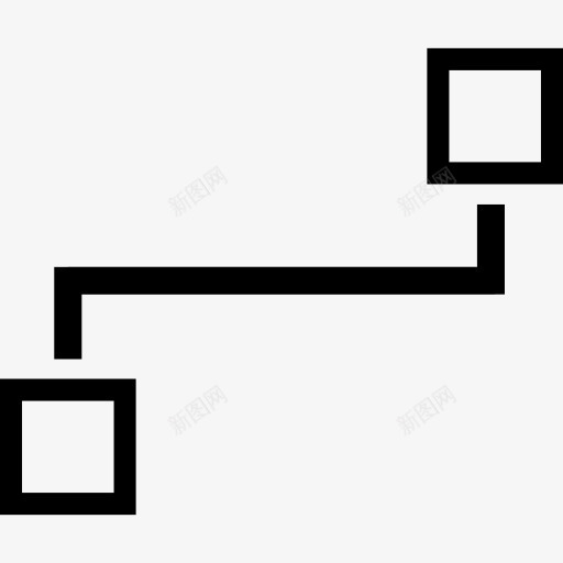 两个正方形轮廓图形界面符号图标png_新图网 https://ixintu.com 两 分块方案 图形 广场 概述 界面 轮廓