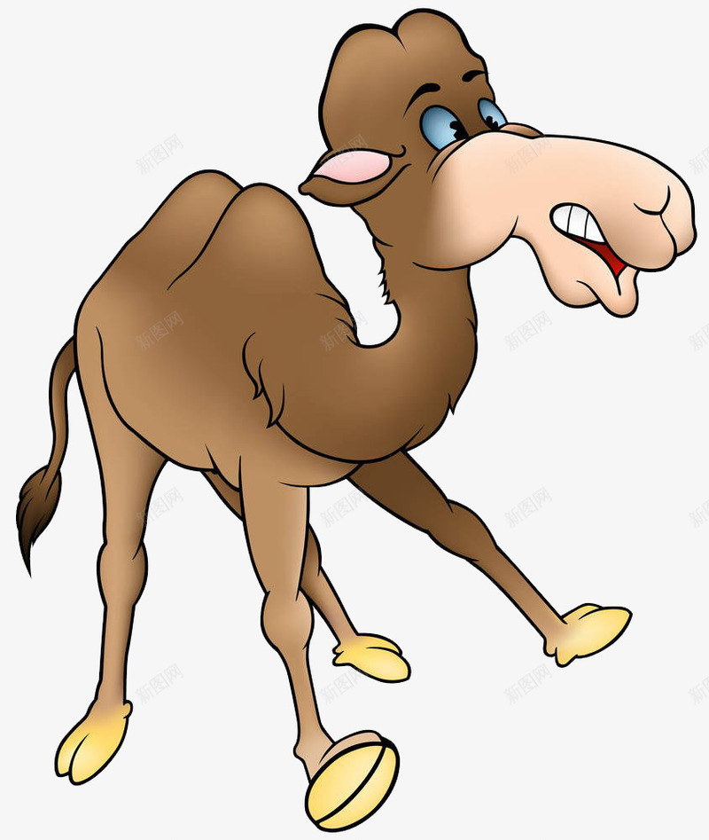 抬脚的骆驼png免抠素材_新图网 https://ixintu.com 动物 卡通手绘 四条腿的 坐着抬起一只爪子的 沙漠动物 背上山峰 驼峰 驼队 骆驼