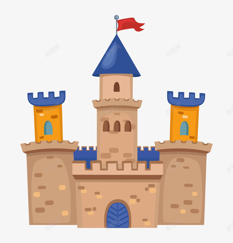 灰色高楼建筑城堡png免抠素材_新图网 https://ixintu.com 创意 卡通手绘 商务 城堡 建筑 简约 设计