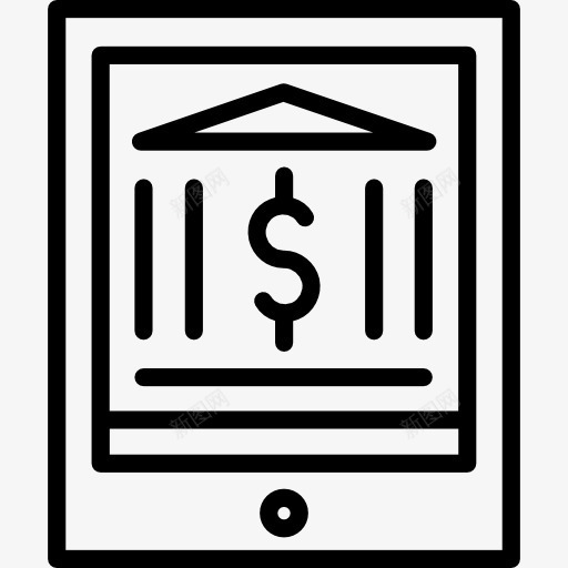 智能手机图标png_新图网 https://ixintu.com 商业和金融 手机 技术 智能手机 触摸屏 通讯 银行