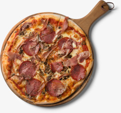 产品实物食物美味披萨聚餐必备素材