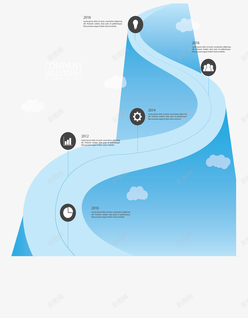 立体蓝色弯道时间轴矢量图ai免抠素材_新图网 https://ixintu.com 弯道 弯道图表 时间轴 步骤图表 矢量png 蓝色弯道 矢量图