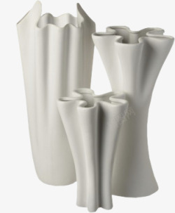 白色简约花瓶系列素材