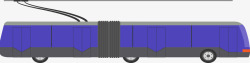 长途公共汽车蓝色地铁图高清图片