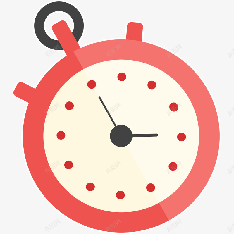 计时器扁平化图标png_新图网 https://ixintu.com 图标 扁平化 时间 计时器