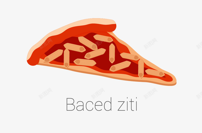 意大利通心披萨png免抠素材_新图网 https://ixintu.com baced ziti 披萨 矢量披萨 食物素材