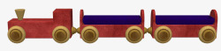 手绘玩具火车素材