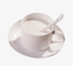 一杯椰子粉奶茶素材