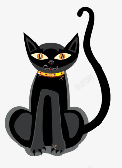 鬼影邪恶黑猫高清图片