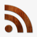 RSS基本木材订阅饲料光泽蜡木素材