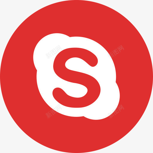 媒体在线Skype社会社交媒体图标png_新图网 https://ixintu.com Media Skype online skype social 在线 媒体 社会