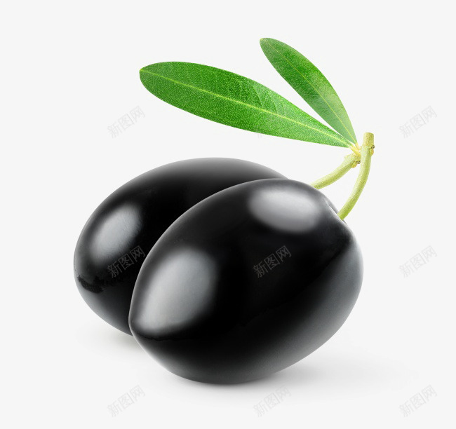 黑橄榄png免抠素材_新图网 https://ixintu.com 光泽 可口诱人 水果 质感 黑色