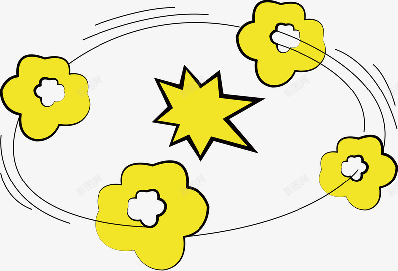 手绘黄色对话框元素矢量图ai免抠素材_新图网 https://ixintu.com 对话框 手绘 文本框 矢量图案 黄色图案 矢量图