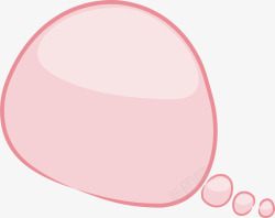 淡粉色气泡素材
