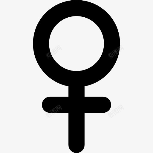 金星象征图标png_新图网 https://ixintu.com 占星术 女人 女孩 形状 金星femenine