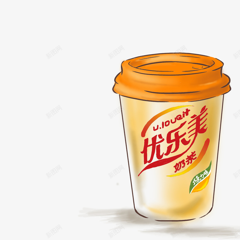 奶茶png免抠素材_新图网 https://ixintu.com 优乐美 奶茶 广告