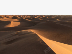 一望无际的沙漠镜像素材